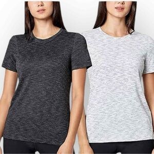 Mondetta Women’s 2-Pack Crewneck Short Sleeve Active Tees Size XS